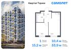 1-к квартира, 33 м², 5/13 эт.