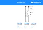 2-к квартира, 60 м², 3/15 эт.