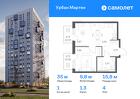 1-к квартира, 34 м², 4/12 эт.
