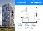 1-к квартира, 30 м², 6/12 эт.