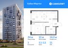 1-к квартира, 34 м², 11/12 эт.