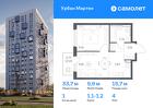 1-к квартира, 33 м², 4/12 эт.