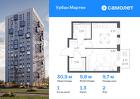 1-к квартира, 30 м², 2/12 эт.