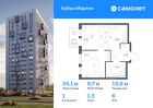 1-к квартира, 34 м², 6/12 эт.