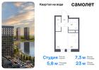1-к квартира, 23 м², 5/7 эт.