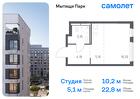 1-к квартира, 22 м², 16/17 эт.