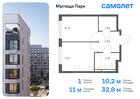 1-к квартира, 32 м², 17/17 эт.