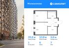 1-к квартира, 35 м², 7/7 эт.