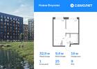 1-к квартира, 32 м², 9/9 эт.