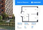 1-к квартира, 32 м², 15/17 эт.