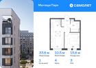 1-к квартира, 33 м², 3/10 эт.