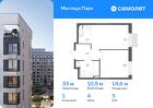 1-к квартира, 33 м², 5/17 эт.