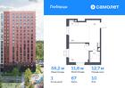 1-к квартира, 38 м², 10/17 эт.