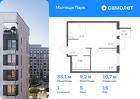 1-к квартира, 35 м², 16/16 эт.
