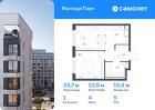 1-к квартира, 33 м², 5/17 эт.