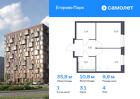 1-к квартира, 35 м², 4/12 эт.