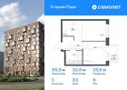 1-к квартира, 35 м², 6/12 эт.
