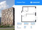 1-к квартира, 38 м², 2/12 эт.