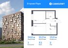 1-к квартира, 34 м², 2/12 эт.