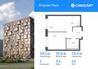 1-к квартира, 34 м², 10/12 эт.