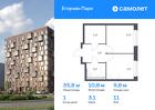 1-к квартира, 35 м², 11/12 эт.