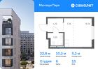 1-к квартира, 22 м², 15/17 эт.