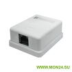 Компьютерная розетка 8p8c (rj-45) utp cat.5e 1 порт(10-0307) компьютер