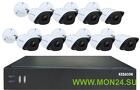 Ipc2253-hnb-pir30-l0360х9 и nvr1825-9hda комплект ip видеонаблюдения