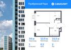 1-к квартира, 34 м², 2/12 эт.