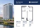 1-к квартира, 34 м², 28/28 эт.