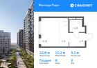 1-к квартира, 22 м², 2/17 эт.