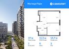 1-к квартира, 36 м², 2/17 эт.