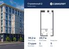 1-к квартира, 38 м², 5/10 эт.