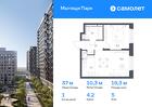1-к квартира, 37 м², 5/17 эт.