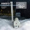 Дверной доводчик HOTWINTER HW813, морозостойкий, с ветровым тормозом