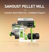 Sawdust Pellet Machine for High-Fiber Wood Waste
