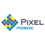 Панно из стеклянной мозаики Pixel Art Mosaic